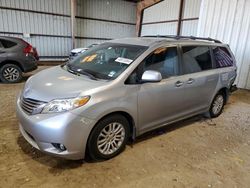 Salvage cars for sale at Houston, TX auction: 2016 Toyota Sienna XLE