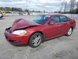 Chevrolet salvage cars for sale: 2013 Chevrolet Impala LTZ