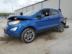 Salvage cars for sale at Apopka, FL auction: 2019 Ford Ecosport Titanium