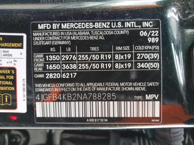 2022 Mercedes-Benz GLE 350 4matic