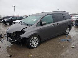 Salvage cars for sale at Indianapolis, IN auction: 2017 Toyota Sienna XLE