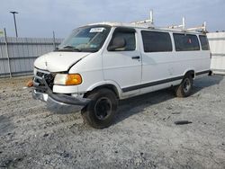 Dodge B Series salvage cars for sale: 2001 Dodge RAM Wagon B3500