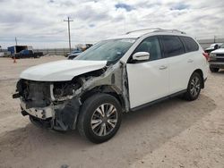Salvage cars for sale at Andrews, TX auction: 2018 Nissan Pathfinder S