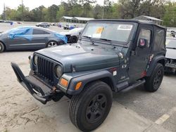 Jeep salvage cars for sale: 2004 Jeep Wrangler X