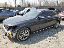 Carros salvage a la venta en subasta: 2015 Mercedes-Benz C 300 4matic