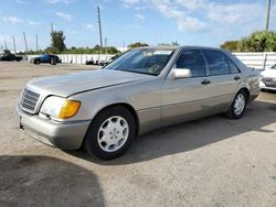 Mercedes-Benz 400 SEL salvage cars for sale: 1993 Mercedes-Benz 400 SEL