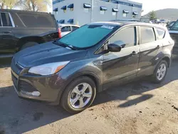 Salvage cars for sale from Copart Albuquerque, NM: 2016 Ford Escape SE
