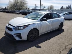 Salvage cars for sale from Copart Woodburn, OR: 2021 KIA Forte GT Line
