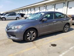 Honda salvage cars for sale: 2013 Honda Accord LX