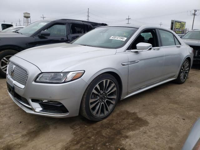 2019 Lincoln Continental Select