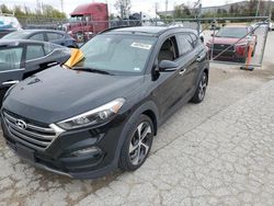 Salvage cars for sale at Bridgeton, MO auction: 2016 Hyundai Tucson Limited