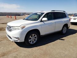 Salvage cars for sale from Copart Greenwood, NE: 2013 Toyota Highlander Base