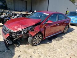 Salvage cars for sale at Seaford, DE auction: 2015 Hyundai Sonata Sport