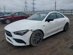 Salvage cars for sale from Copart Elgin, IL: 2022 Mercedes-Benz CLA AMG 35 4matic