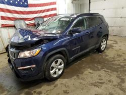 Salvage cars for sale from Copart Lyman, ME: 2018 Jeep Compass Latitude