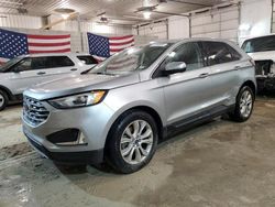 Ford salvage cars for sale: 2021 Ford Edge Titanium