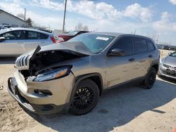 Salvage cars for sale at Pekin, IL auction: 2016 Jeep Cherokee Sport