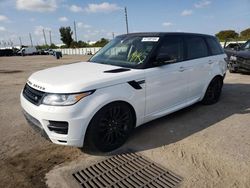 Salvage cars for sale at Miami, FL auction: 2014 Land Rover Range Rover Sport SC