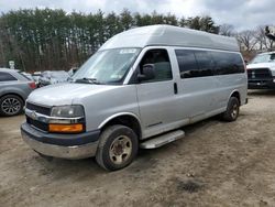 Salvage trucks for sale at North Billerica, MA auction: 2012 Chevrolet Express G3500 LT