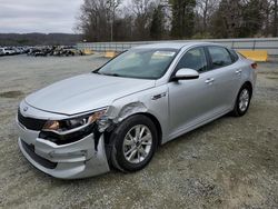 KIA Optima salvage cars for sale: 2018 KIA Optima LX