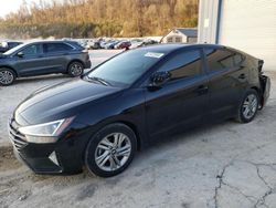 Salvage cars for sale from Copart Hurricane, WV: 2019 Hyundai Elantra SEL