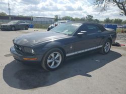 Salvage cars for sale from Copart Orlando, FL: 2007 Ford Mustang