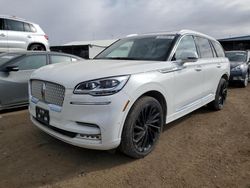 Salvage cars for sale from Copart Brighton, CO: 2021 Lincoln Aviator Reserve
