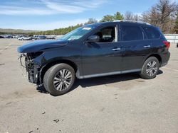 Salvage cars for sale at Brookhaven, NY auction: 2017 Nissan Pathfinder S