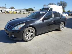 Salvage cars for sale at Sacramento, CA auction: 2010 Infiniti G37 Base