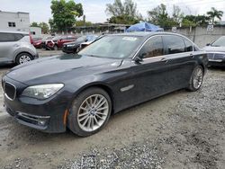 Vehiculos salvage en venta de Copart Opa Locka, FL: 2014 BMW 750 LI