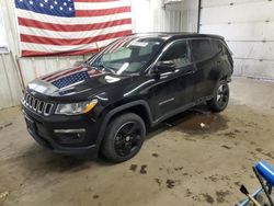 Salvage cars for sale at Lyman, ME auction: 2019 Jeep Compass Latitude