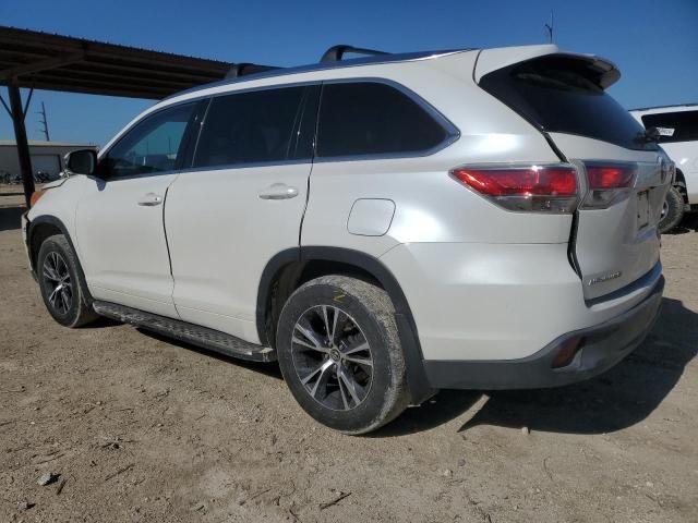 2016 Toyota Highlander XLE