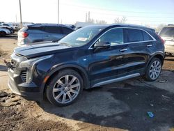 Salvage cars for sale from Copart Woodhaven, MI: 2019 Cadillac XT4 Premium Luxury