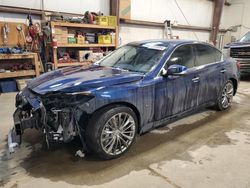 Salvage cars for sale from Copart Nisku, AB: 2017 Infiniti Q50 Premium