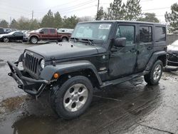 Salvage cars for sale from Copart Denver, CO: 2013 Jeep Wrangler Unlimited Sahara