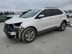Salvage cars for sale from Copart Grand Prairie, TX: 2017 Ford Edge SEL