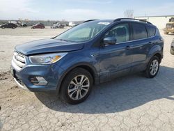 Salvage cars for sale at Kansas City, KS auction: 2018 Ford Escape SE