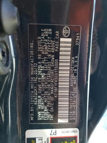 2012 Toyota Camry Base