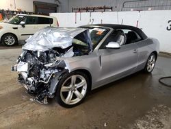 Salvage cars for sale at Candia, NH auction: 2015 Audi A5 Premium