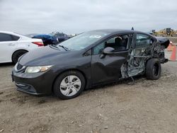 Honda Civic LX salvage cars for sale: 2013 Honda Civic LX