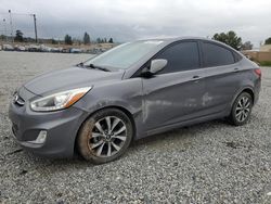 Salvage cars for sale at Mentone, CA auction: 2015 Hyundai Accent GLS