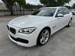 Flood-damaged cars for sale at auction: 2015 BMW 740 LI