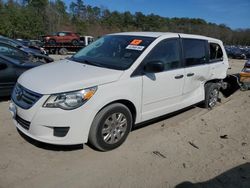 Salvage cars for sale at Seaford, DE auction: 2012 Volkswagen Routan S