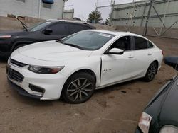 Chevrolet salvage cars for sale: 2017 Chevrolet Malibu LT