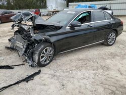 Salvage cars for sale from Copart Midway, FL: 2018 Mercedes-Benz C 300 4matic