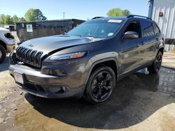 Salvage cars for sale from Copart Shreveport, LA: 2015 Jeep Cherokee Latitude