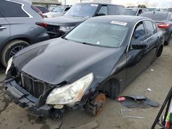 Salvage cars for sale at Martinez, CA auction: 2011 Infiniti G37