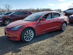 Salvage cars for sale at Des Moines, IA auction: 2018 Tesla Model 3