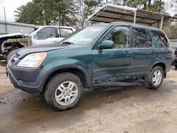 Salvage cars for sale from Copart Austell, GA: 2003 Honda CR-V EX