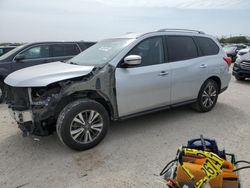 Salvage cars for sale at San Antonio, TX auction: 2019 Nissan Pathfinder S